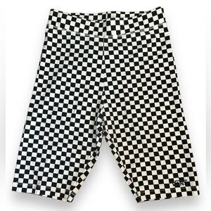 Vans bike shorts • women’s XS • checkerboard